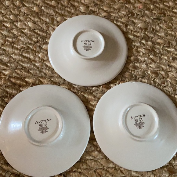 Green Leaves Dessert Plates, Set of 3 - Picture 4 of 7